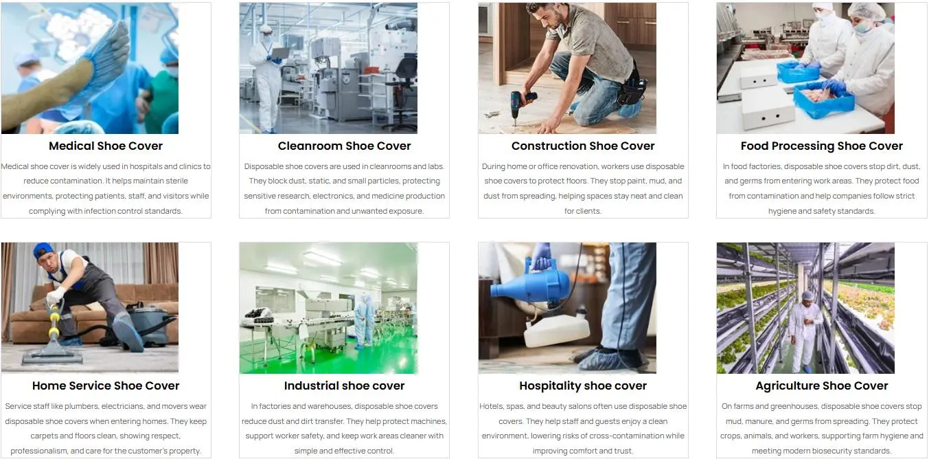 what are disposable shoe covers used for